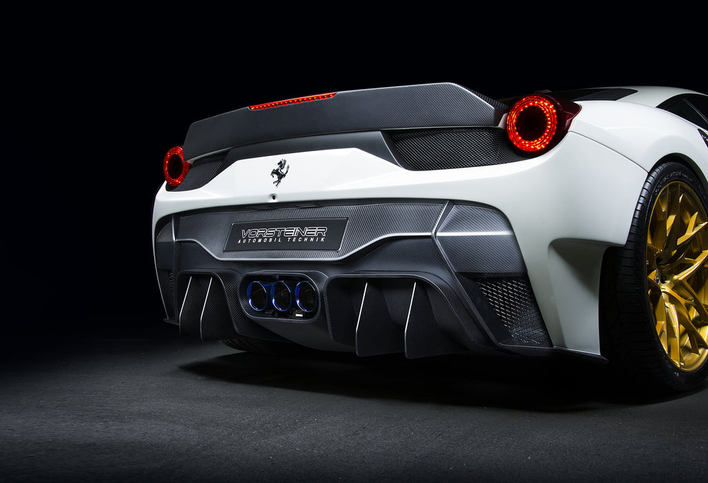 Vorsteiner Ferrari 458-VX Aero Decklid Spoiler Carbon Fiber PP 1X1 Glossy